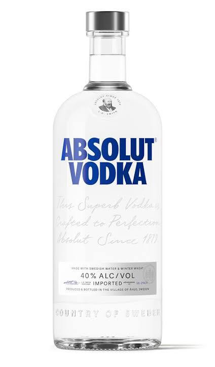 Absolut vodka 0,70cl